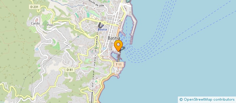 localisation de l'entreprise KAMIJO à BASTIA