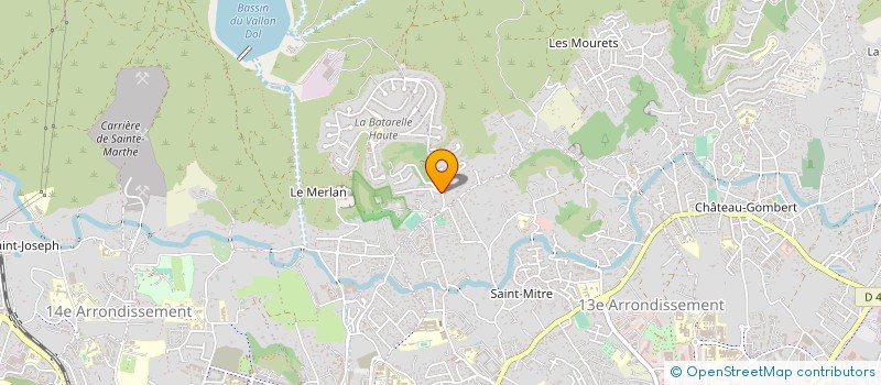 localisation de l'entreprise KAMIKAZE JUDO à MARSEILLE