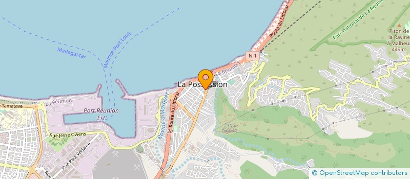 localisation de l'entreprise KAMIL à LA POSSESSION