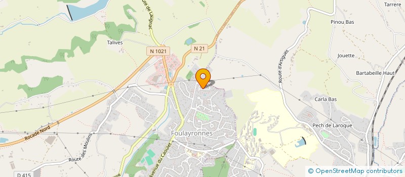 localisation de l'entreprise KAMIL  FOULAYRONNES