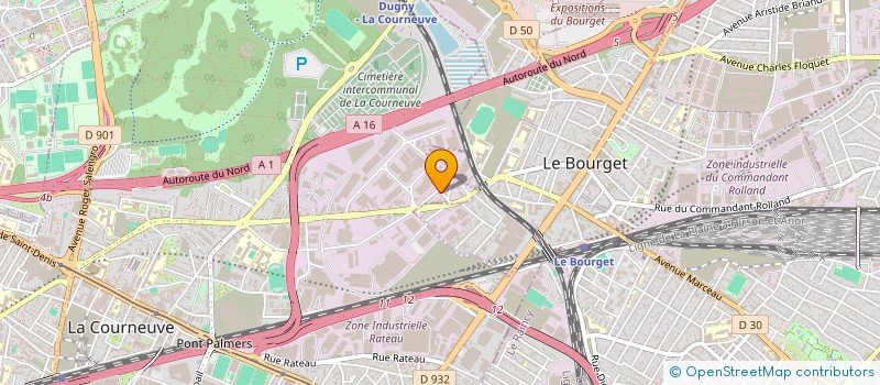 localisation de l'entreprise KAMILE  LA COURNEUVE
