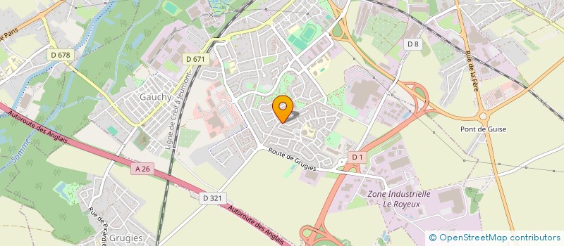 localisation de l'entreprise KAMILIA à GAUCHY
