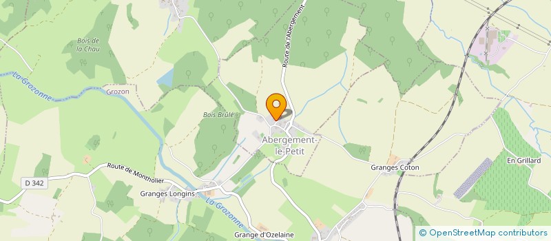 localisation de l'entreprise KAMILKA EURL  ABERGEMENT-LE-PETIT