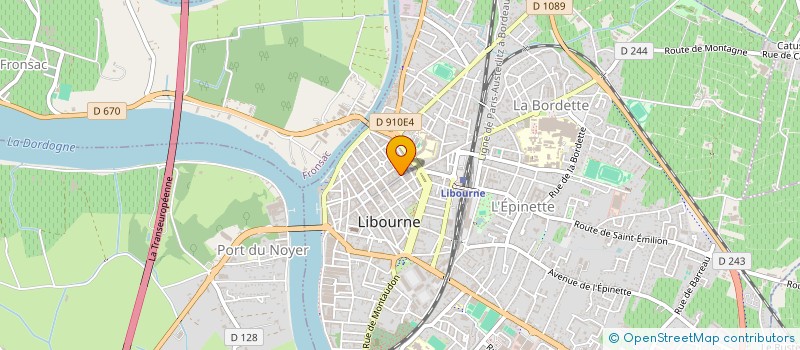 localisation de l'entreprise KAMINETTE  LIBOURNE