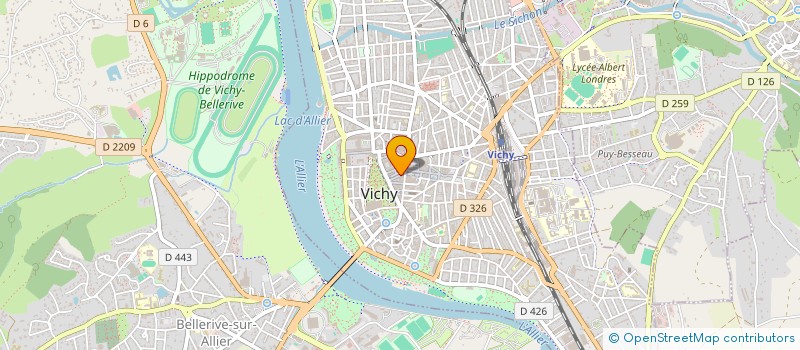 localisation de l'entreprise KAMINO à VICHY