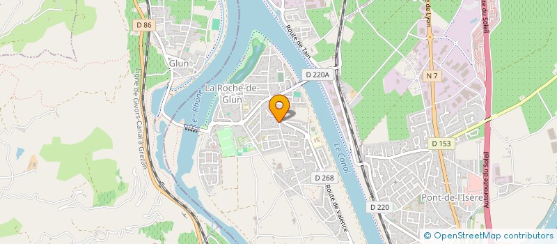 localisation de l'entreprise KAMINO  PONT-DE-L'ISERE