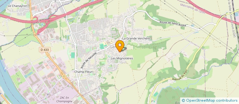 localisation de l'entreprise KAMINO IT  GENAY