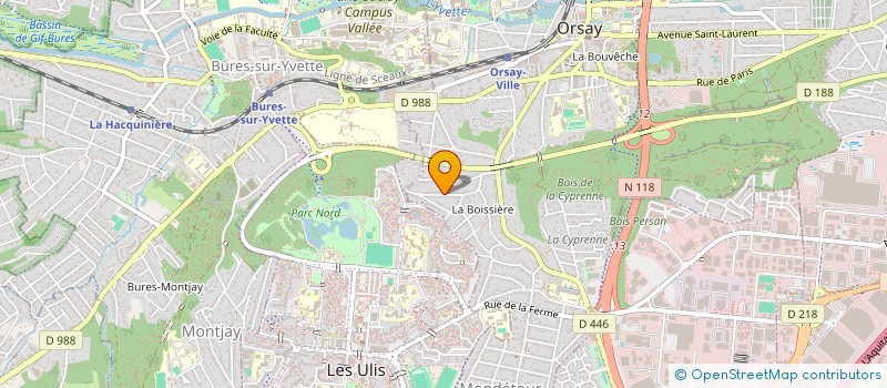 localisation de l'entreprise KAMINOT à ORSAY