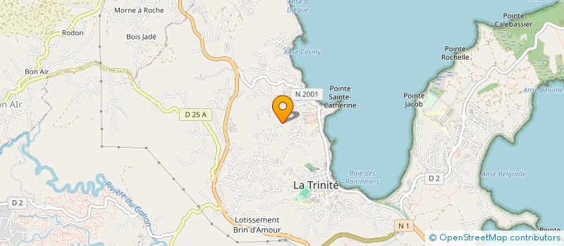 localisation de l'entreprise KAMINOUCHE à LA TRINITE