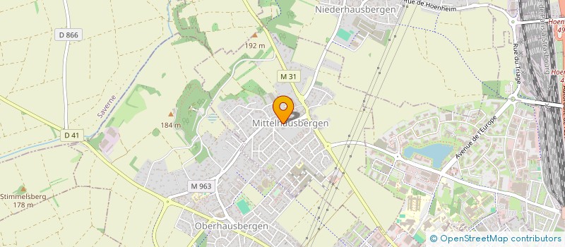 localisation de l'entreprise KAMINOX à MITTELHAUSBERGEN