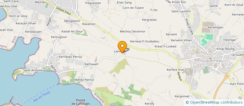 localisation de l'entreprise KAMIROMA  PLOUGUERNEAU