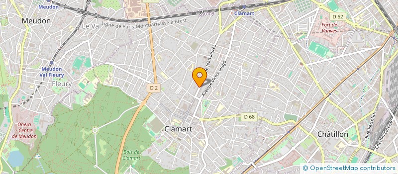 localisation de l'entreprise KAMISOFT  CLAMART