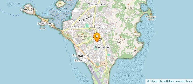 localisation de l'entreprise KAMISSI IMAGES à PAMANDZI