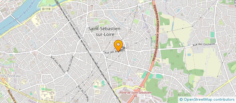 localisation de l'entreprise KAMITA  SAINT-SEBASTIEN-SUR-LOIRE