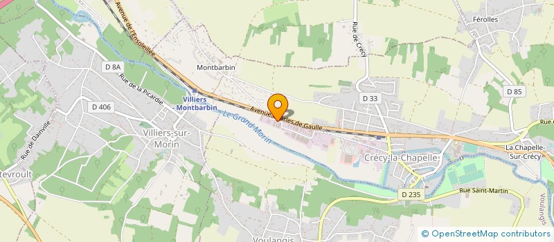 localisation de l'entreprise KAMITEC INFORMATIQUE  CRECY-LA-CHAPELLE