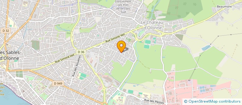 localisation de l'entreprise KAMIVAN à LES SABLES D'OLONNE