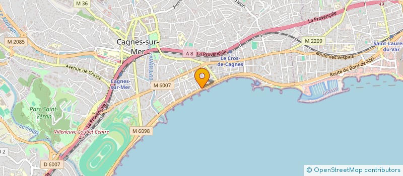 localisation de l'entreprise KAMIYA à CAGNES-SUR-MER