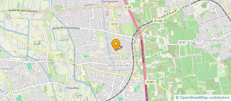 localisation de l'entreprise KAMIYU RYU BODY KARATE  MORIERES-LES-AVIGNON