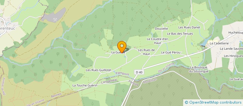 localisation de l'entreprise KAMKAMIRU  PAIMPONT