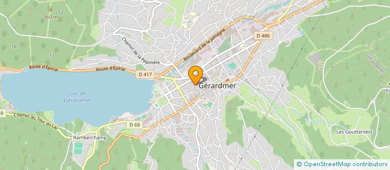 localisation de l'entreprise KAMKO STEFCO  GERARDMER