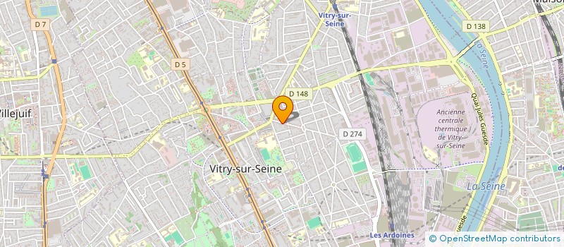 localisation de l'entreprise KAMLIA GROUPE  VITRY-SUR-SEINE