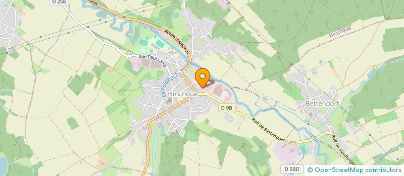 localisation de l'entreprise KAMMERER  HIRSINGUE