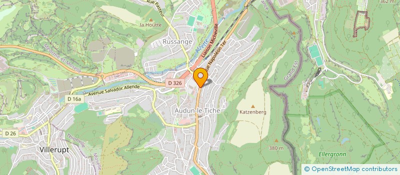 localisation de l'entreprise KAMMERS ET BOUSSER ELECTRONIQUE  AUDUN-LE-TICHE