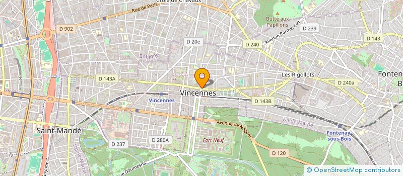 localisation de l'entreprise KAMMINO à VINCENNES