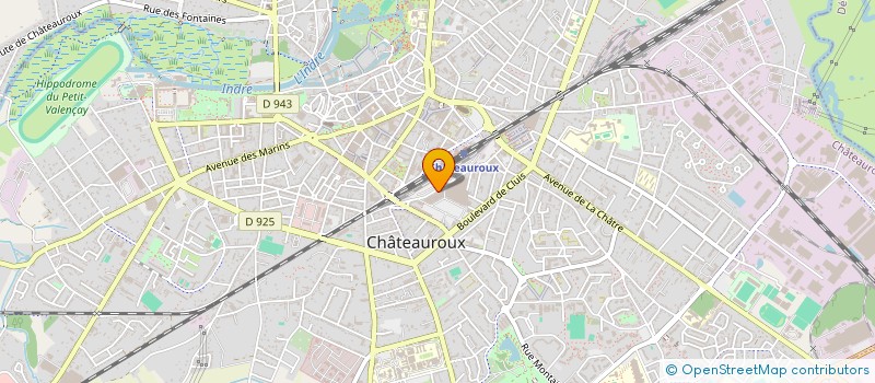 localisation de l'entreprise KAMMY à CHATEAUROUX