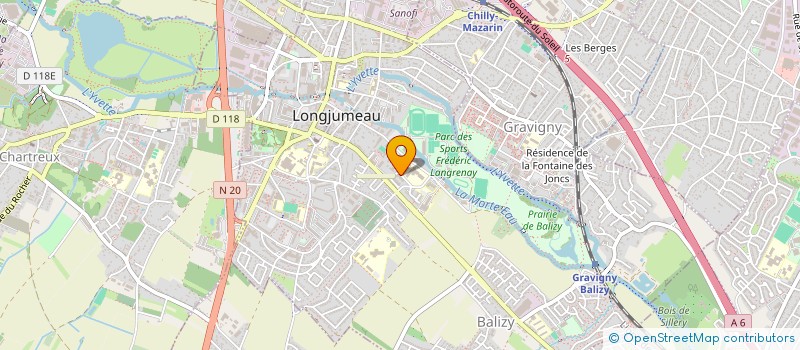 localisation de l'entreprise KAMMY à LONGJUMEAU