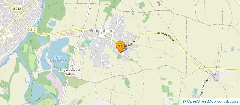 localisation de l'entreprise KAMO 63  PERIGNAT-SUR-ALLIER