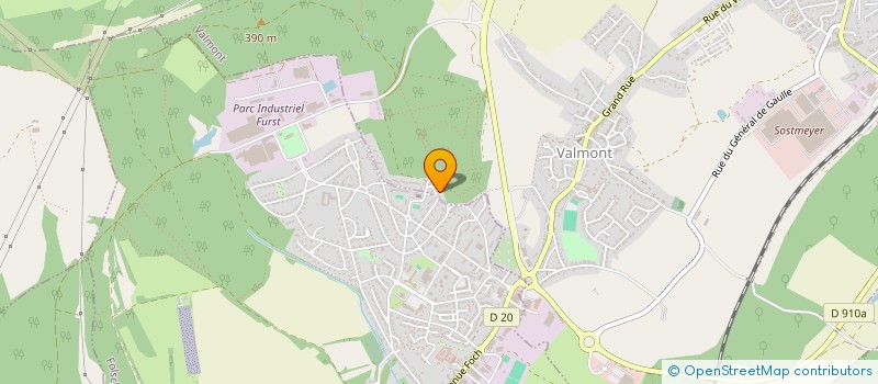 localisation de l'entreprise KAMO BATI  VALMONT