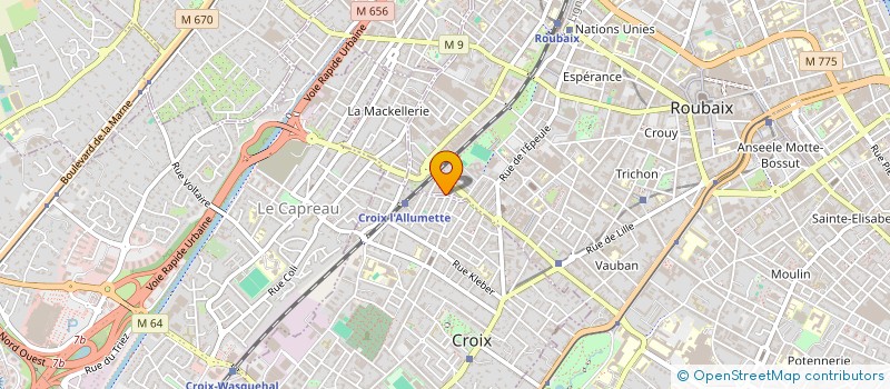 localisation de l'entreprise KAMO PROTECT  ROUBAIX