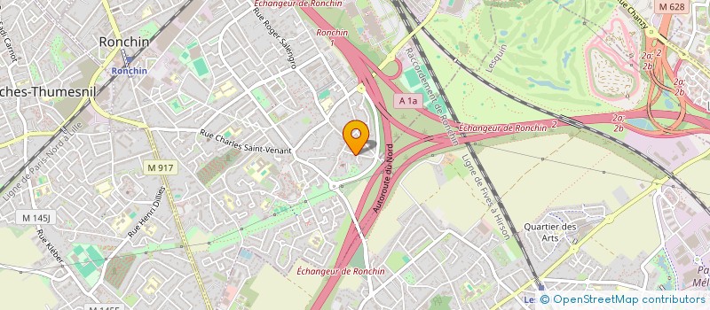 localisation de l'entreprise KAMOB  RONCHIN