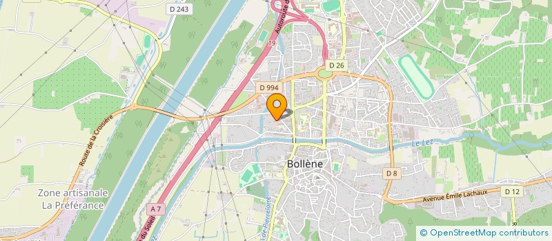 localisation de l'entreprise KAMOH  BOLLENE