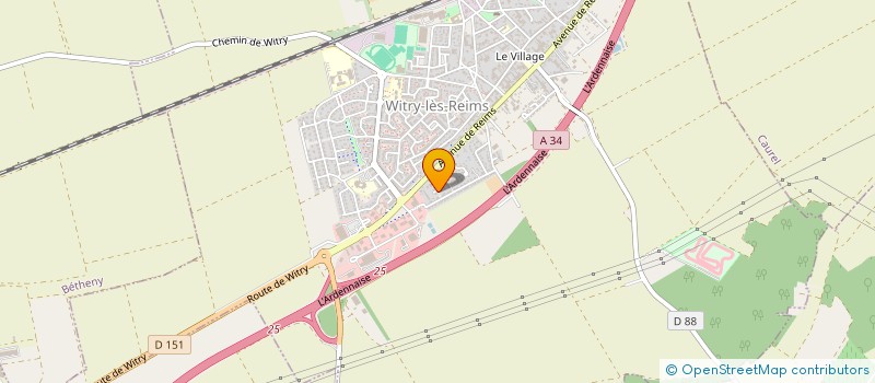 localisation de l'entreprise KAMOTORS à WITRY-LES-REIMS