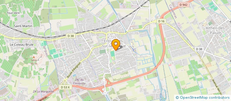 localisation de l'entreprise KAMOULOX  ENTRAIGUES-SUR-LA-SORGUE