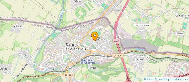 localisation de l'entreprise KAMOUN  SAINT-JULIEN-EN-GENEVOIS