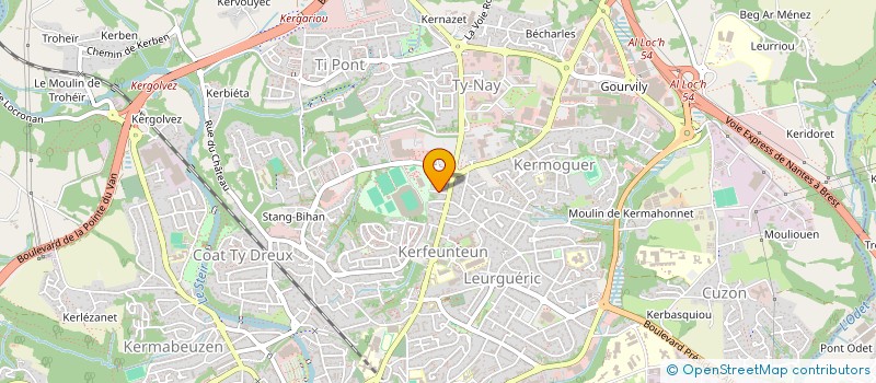 localisation de l'entreprise KAMP à QUIMPER