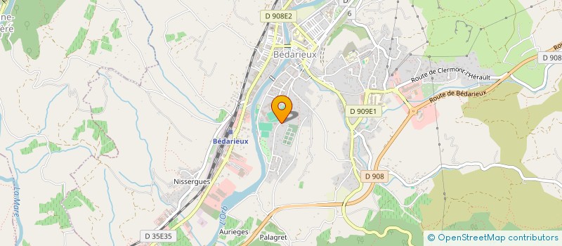 localisation de l'entreprise KAMP NATUR'AVENTURE à BEDARIEUX