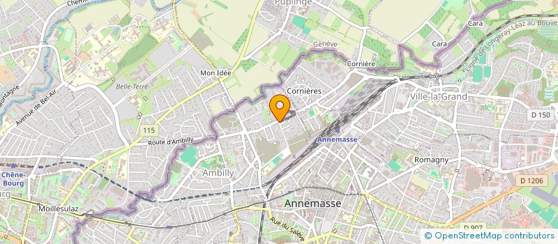 localisation de l'entreprise KAMPA  AMBILLY