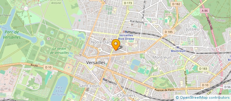 localisation de l'entreprise KAMPAI BAR & SUSHI à VERSAILLES
