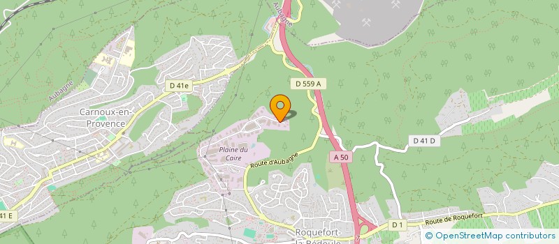 localisation de l'entreprise KAMPASA à ROQUEFORT-LA-BEDOULE
