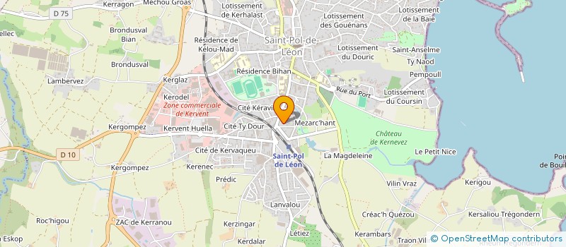 localisation de l'entreprise KAMPEXPORT à SAINT-POL-DE-LEON