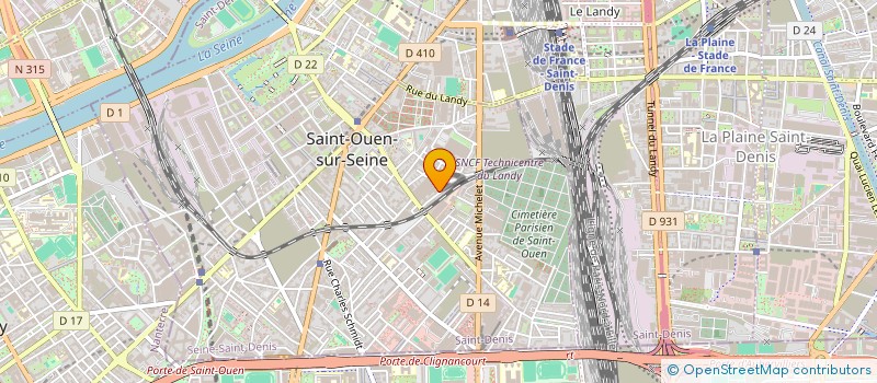 localisation de l'entreprise KAMPI à SAINT-OUEN-SUR-SEINE