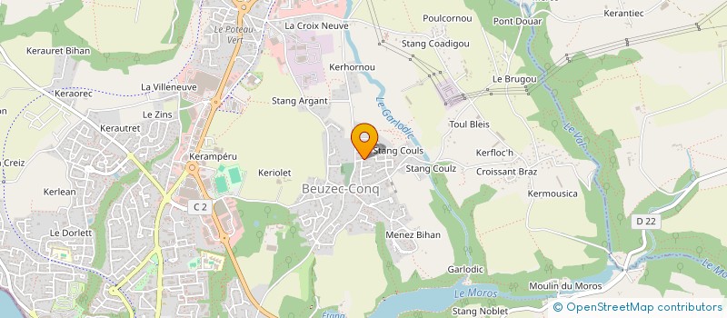 localisation de l'entreprise KAMPI  CONCARNEAU