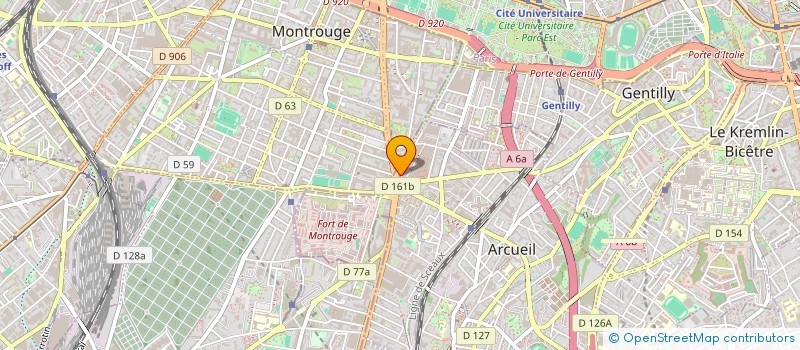 localisation de l'entreprise KAMPS à ARCUEIL