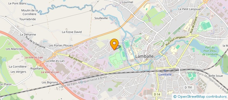 localisation de l'entreprise KAMPUN  LAMBALLE-ARMOR