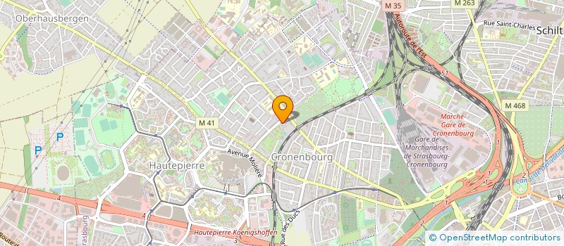 localisation de l'entreprise KAMPUS 5 à STRASBOURG