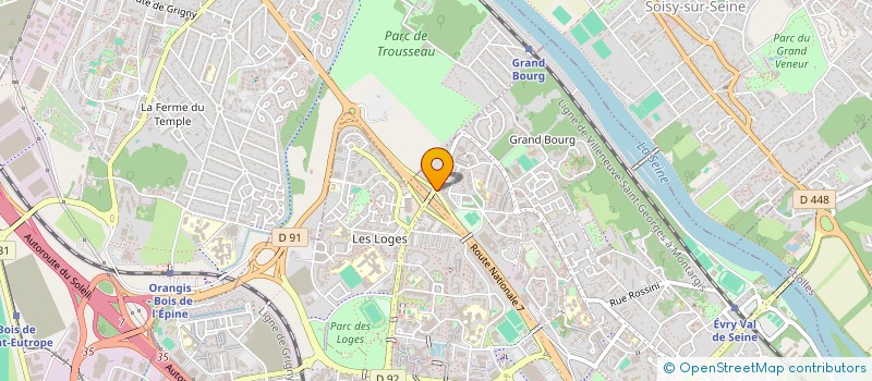 localisation de l'entreprise KAMRAN à EVRY-COURCOURONNES